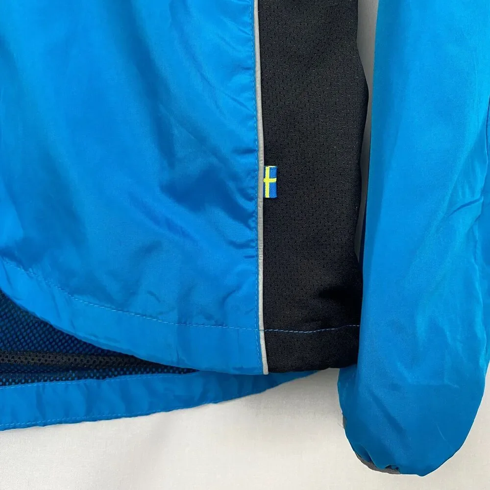 2117 of Sweden Jacket Men Large Blue Windbreaker Lightweight Full Zip Activewear
